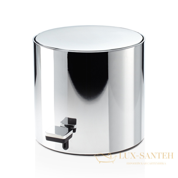 мусорное ведро с педалью 9 л, decor walther te 35, 0615400, хром