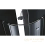 душевой уголок cezares bergamo-r-1-arco bergamo-w-r-1-90-arco-p-cr-r 90x90 см, стекло рифленое