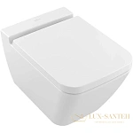 Подвесной безободковый унитаз Villeroy & Boch Finion 4664R0R1, альпийский белый