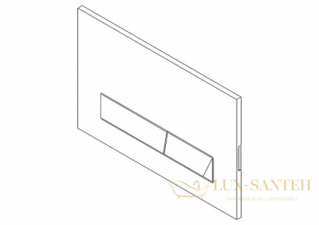 клавиша смыва belbagno marmi bb012-mr-nero.m, черный матовый
