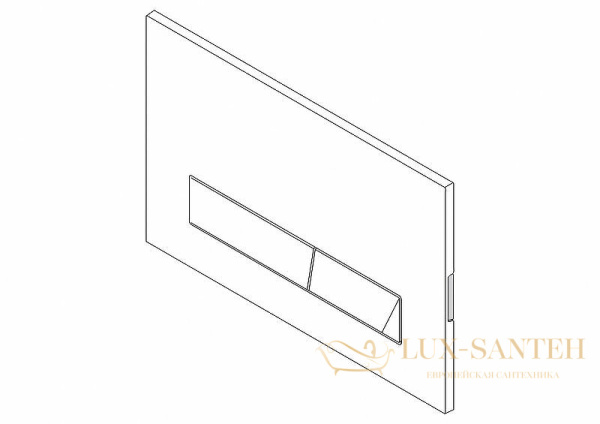 клавиша смыва belbagno marmi bb012-mr-nero.m, черный матовый