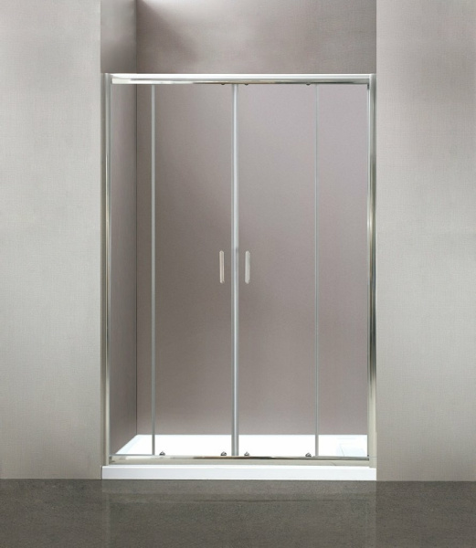 душевая дверь belbagno uno uno-195-bf-2-170-c-cr 170 см профиль хром, стекло прозрачное 