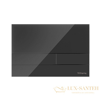 панель смыва tece, tecespring square, s240851, черный глянцевый