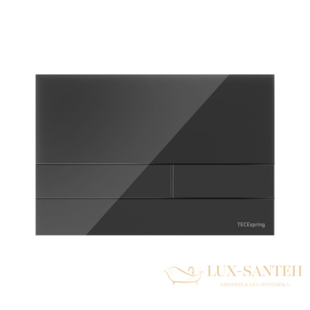 панель смыва tece, tecespring square, s240851, черный глянцевый