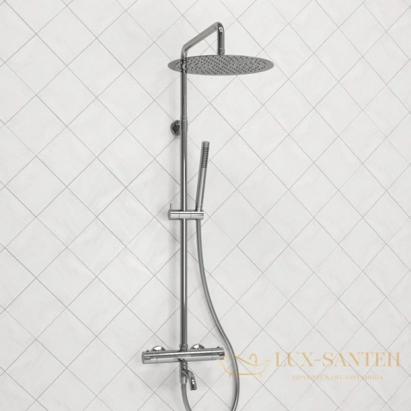 душевая система wasserkraft a188.116.137.087.ch thermo 300 мм, хром