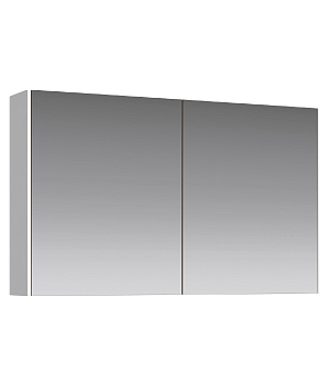 корпус зеркального шкафа aqwella 5 starts mobi 100 mob0410 без боковин, серый
