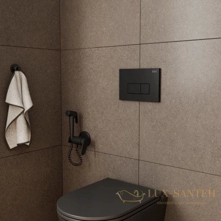 клавиша смыва d&k rhein db1499025 для инсталляции, черный матовый