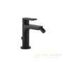 смеситель для биде с донным клапаном gessi via manzoni 38607.299, black xl