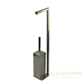 стойка stil haus urania u20m(36): бумагодержатель + ерш металлический, никель сатин