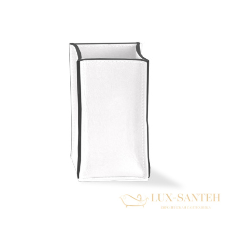 контейнер настольный decor walther, nappa koe, 0938250, натуральная кожа, белый