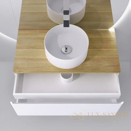 тумба jorno solis sol.01.100/p/w 100,2 см, белый матовый 