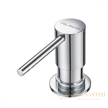 дозатор для жидкого мыла встраиваемый milacio mcu.934.cr, хром