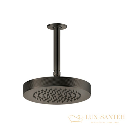 верхний душ gessi inciso 58186.299 218 мм, black xl