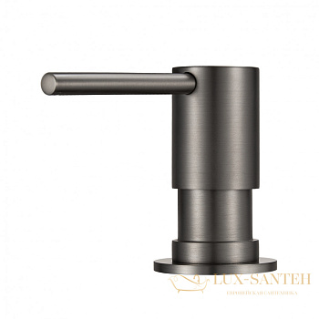 дозатор для жидкого мыла встраиваемый milacio mcu.934.gm, оружейная сталь