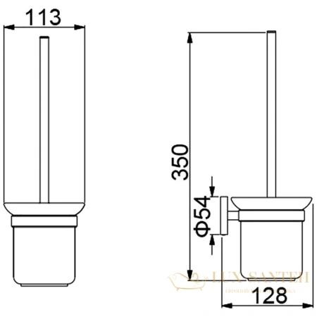 ерш timo saona 13061/18, черное золото
