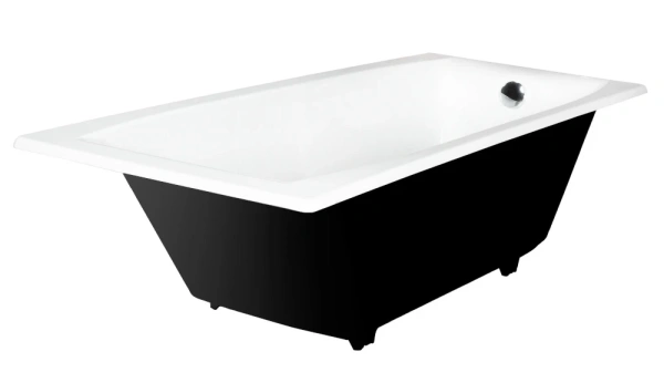 чугунная ванна wotte forma 170x70, forma 1700x700, цвет белый