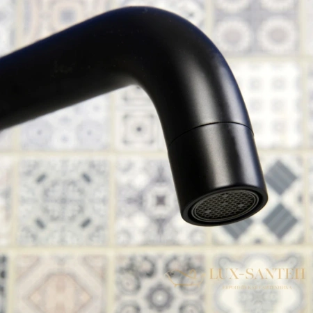 смеситель wasserkraft elbe 7407 для кухни, черный