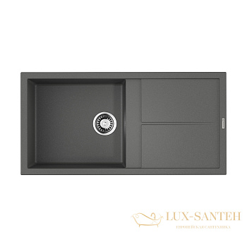 кухонная мойка omoikiri sumi 100-pl tetogranit х платина, 4993659