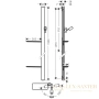душевая штанга hansgrohe unica 27645000 150 см, хром