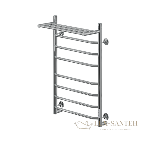 полотенцесушитель электрический кабельный ника way-3 80/50 с полкой u, хром