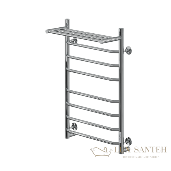 полотенцесушитель электрический кабельный ника way-3 80/50 с полкой u, хром