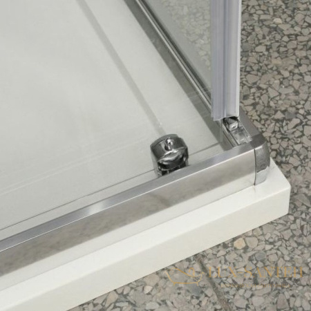 душевой уголок belbagno unique unique-a-2-85/100-m-cr 100х100 см профиль хром, стекло матовое 