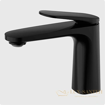 смеситель для раковины aquame imola aqm6710mb, черный матовый