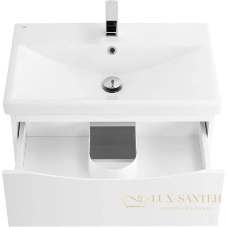 тумба belbagno marino marino-cer-600-2c-so-bl-p 56,4 см, bianco lucido