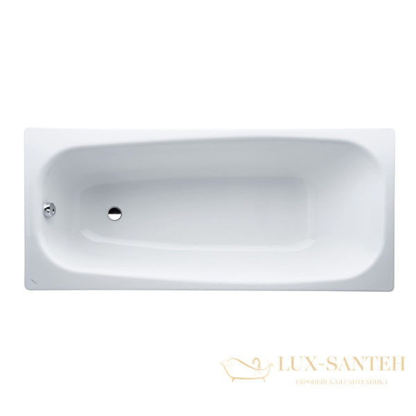 ванна стальная (3,5 мм) laufen pro 2.2595.3.600.040.1, 1700x750 мм,с отверстиями для ручек, шумоизоляцией, антискользящим покрытием, белый глянцевый