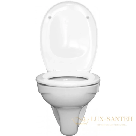 сиденье для унитаза bettoserb basic 40006460s с микролифтом, белый