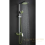 душевая система d&k berlin.humboldt da1433712a02 200 мм, хром/зеленый