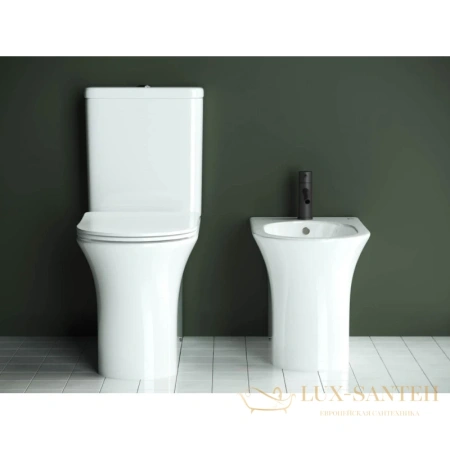 биде ceramica nova star cn1906 напольное, белый