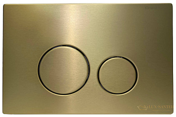 панель смыва charus tm, robusto, fp.330.bg.05, золото брашированное