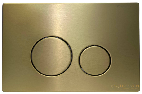 панель смыва charus tm, robusto, fp.330.bg.05, золото брашированное