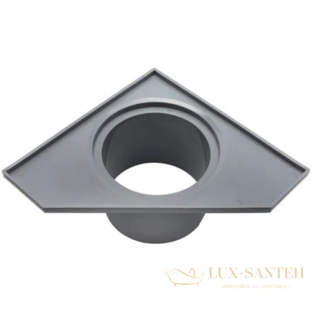 душевой трап bettoserb confluo standard angle gold vertical 13000131 194x194/50 мм, золотой