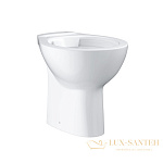 Чаша приставного безободкового унитаза Grohe Bau Ceramic 39431000 вертикальный выпуск, белый