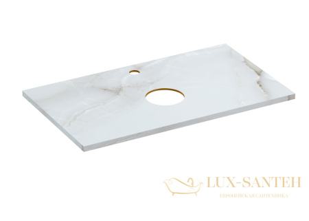 столешница cersanit stone из керамогранита aura 80, 63854, цвет серый