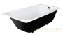 чугунная ванна wotte start 160x75, start 1600x750, цвет белый