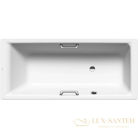 стальная ванна kaldewei puro star 255930003001 659 180х80 см с покрытием anti-slip и easy-clean, альпийский белый 