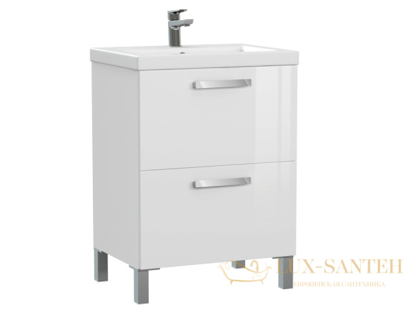 тумба cersanit melar 60, 64128, цвет белый
