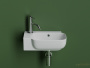 раковина ceramica nova element cn6074r 40,3x24,9 см, правосторонняя, белый
