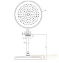 верхний душ gessi venti20 65153.710 ø 300 мм, brass pvd