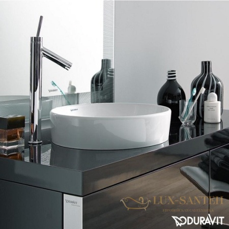 раковина накладная duravit starck 2 2321440000 ⌀ 435 мм, белый