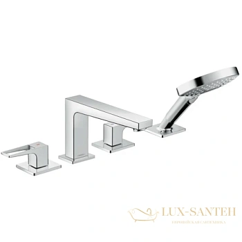 смеситель для ванны hansgrohe metropol classic 74553000, хром