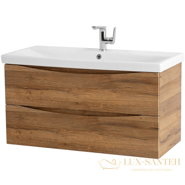 тумба под раковину belbagno marino-cer marino-cer-900-2c-so-rr-p 90 см подвесная, rovere rustico