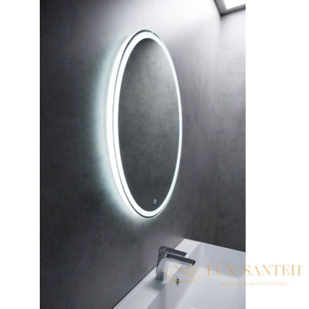 зеркало belbagno spc spc-vst-600-800-led-btn 60 см с кнопочным выключателем, с подсветкой 