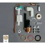 комплект механизма слива simas lante d24oro с боковой ручкой, золотой