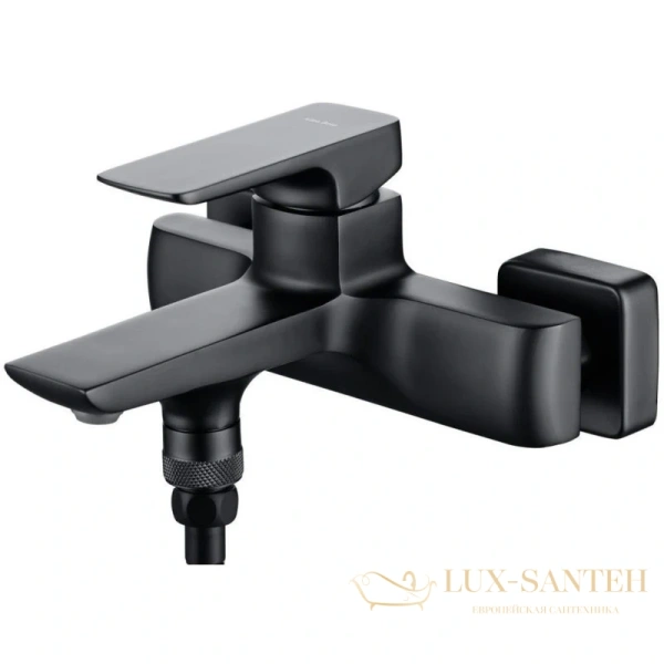 смеситель allen brau infinity 5.21006-31 для ванны, черный матовый