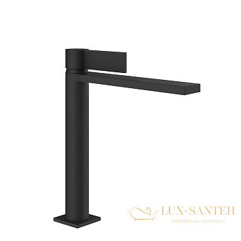 смеситель для раковины gessi inverso diamantato 73653.299, с донным клапаном, matte black