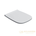 Сиденье для унитаза GLOBO Genesis, GN020.BI, GNS02/GN001, быстросъемное, белый/хром (микролифт)